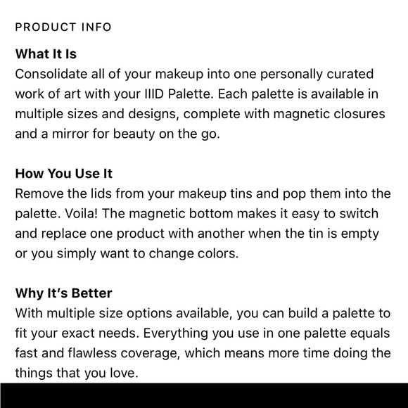 Seint 18 palette silver new never used - Picture 2 of 5